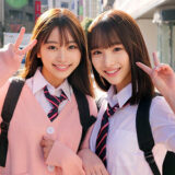 skho176【ももちゃん＆みなみちゃん】前田美波｜白石もも