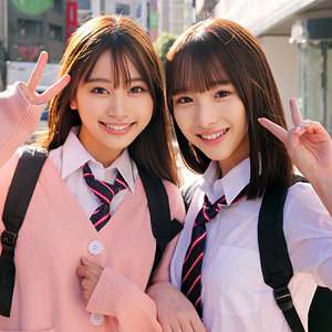 skho176【ももちゃん＆みなみちゃん】前田美波｜白石もも